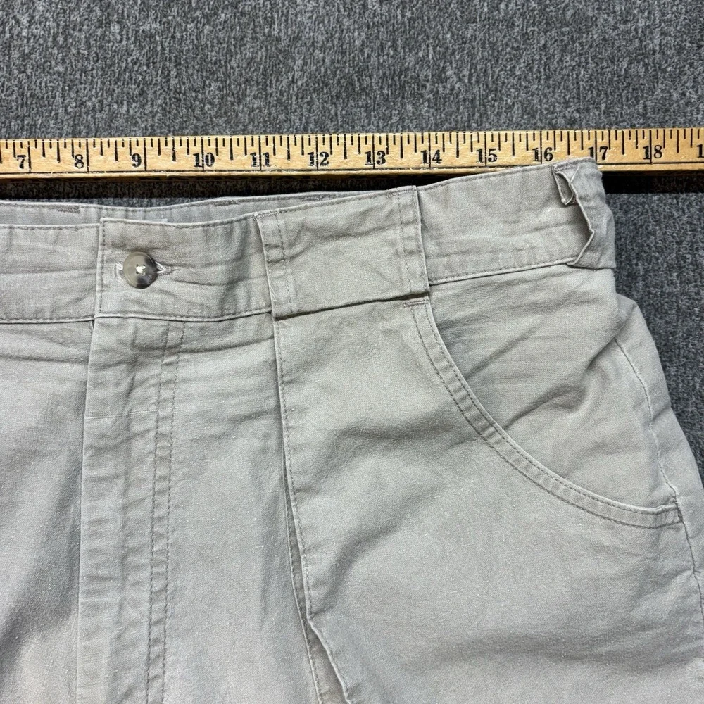 VTG 80s Banana Republic Safari Travel Convertible Cargo Pants Men's 34x32 Hiking